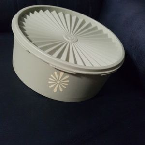 Tupperware. Press n seal canister.